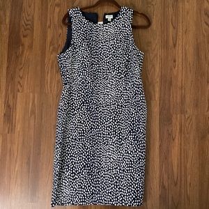 NWT J Crew polka dot sheath dress